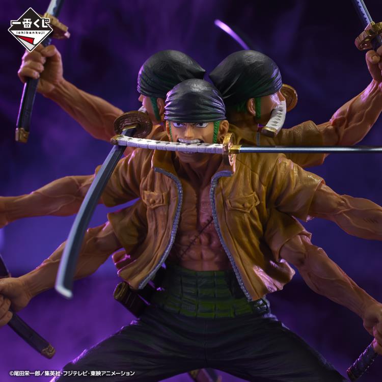 One Piece Genealogy Swordsman's Soul Roronoa Zoro Ichibansho Figure