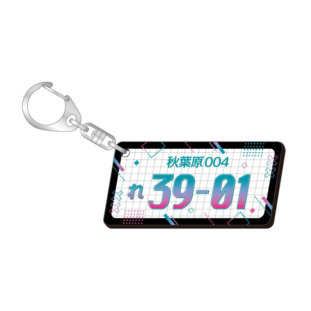 Hatsune Miku Gt Project: Racing Miku 2025Ver. Number Plate Style Key Holder Vol.1