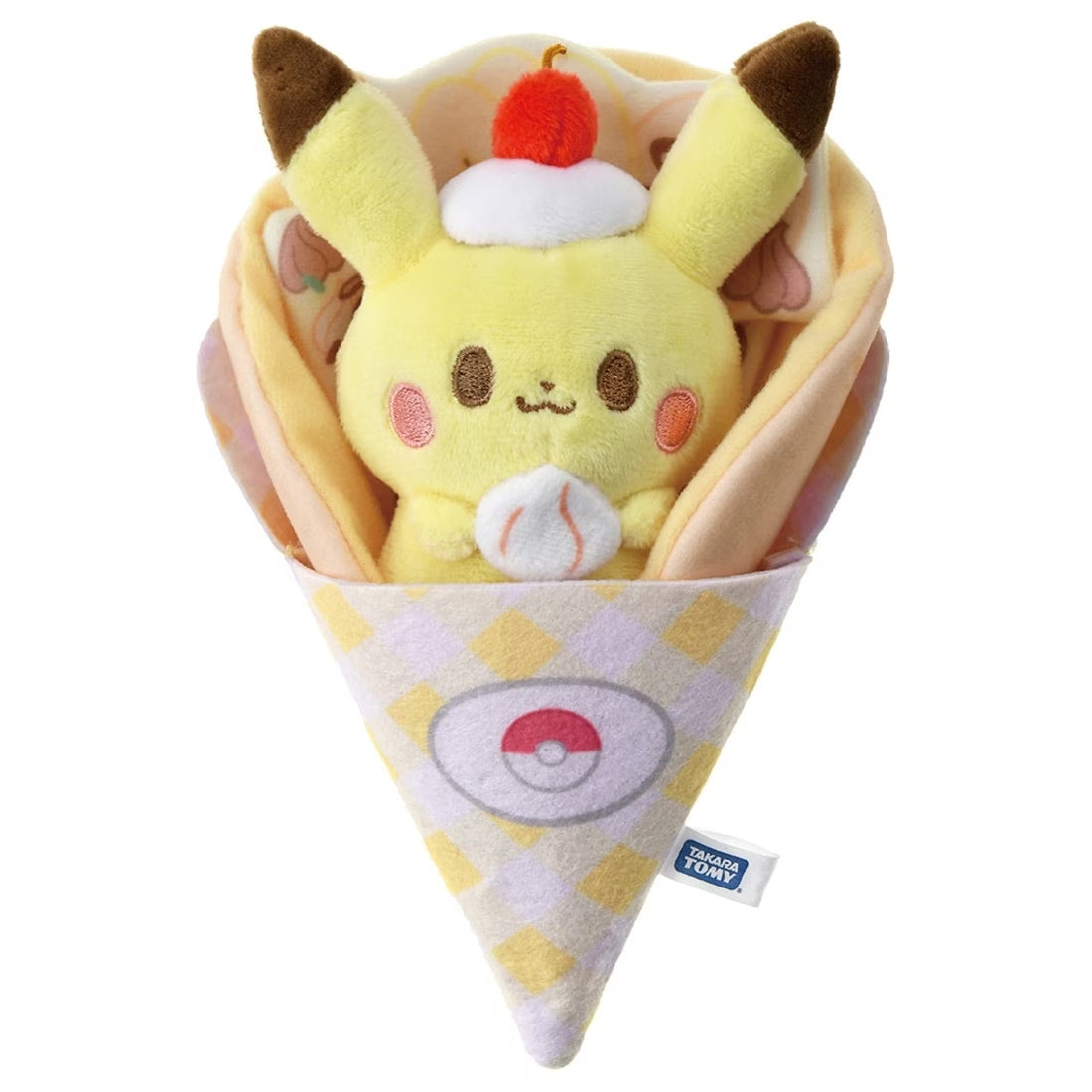 Pokemon Peace Pikachu Crepe Plushie