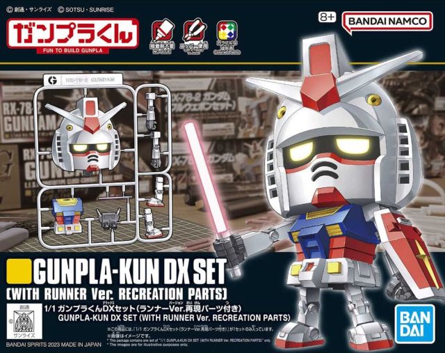 1/1 Gunpla-Kun Dx Set (With Runner Ver. Recreation Parts) Limex Model Kit