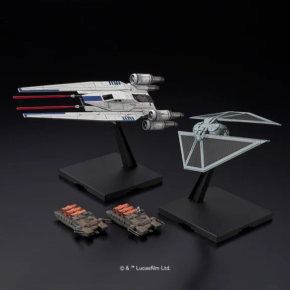 Star Wars U-Wing Fighter & TIE Striker Rogue One Bandai 1/144