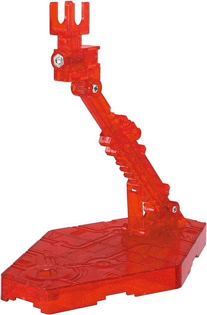 Action Base 1 Sparkle Clear Red, Front Side View