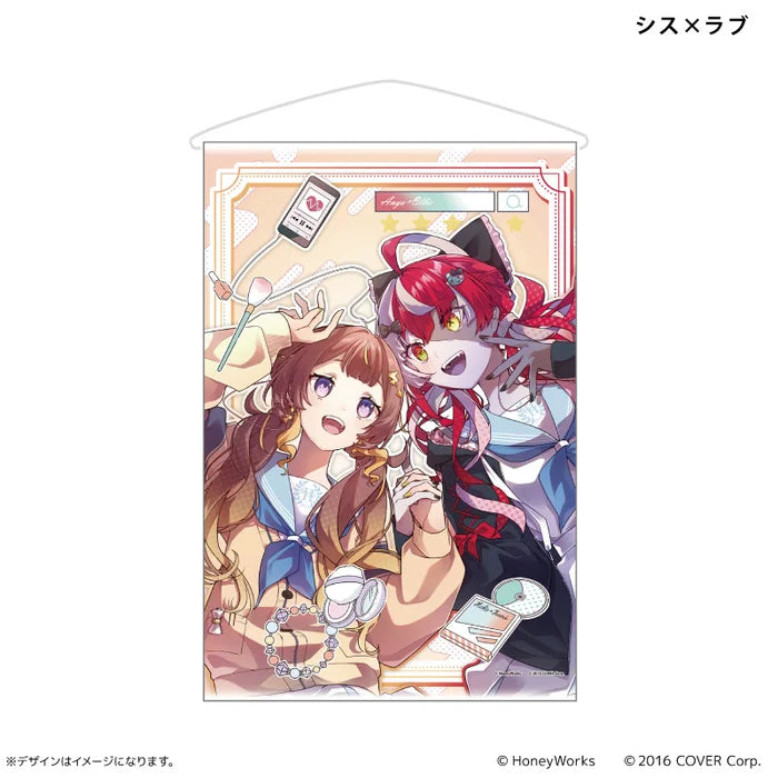 hololive x HoneyWorks : hololive x HoneyWorks B2 Tapestry Sis X Love