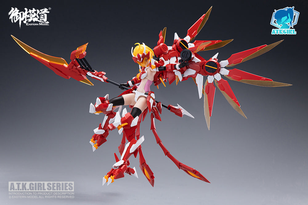 A.T.K. Girl Vermillion Bird Plastic Model Kit