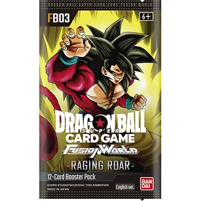 Dragon Ball Super Card Game Fusion World FB03 Raging Roar Booster Pack