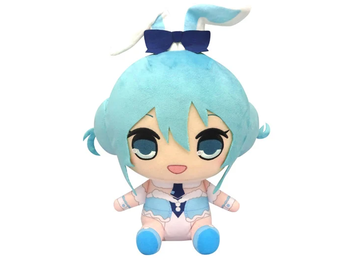 Hatsune Miku Kyurumaru White Rabbit Big Plush Toy