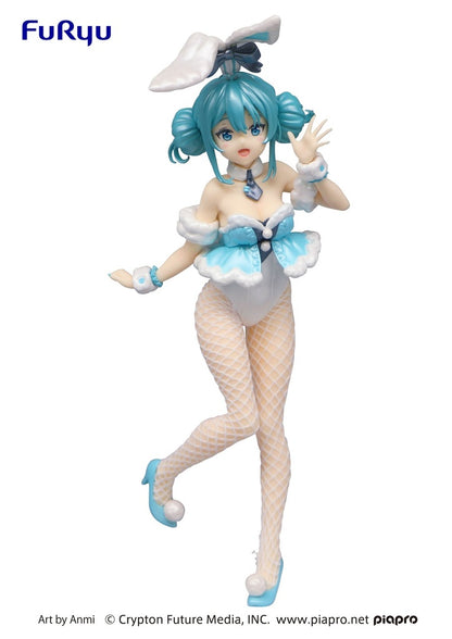 Hatsune Miku BiCute Bunnies Figure-Hatsune Miku White Rabbit Pearl Color ver.-