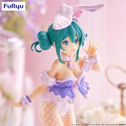 Hatsune Miku BiCute Bunnies Figure White Rabbit Purple Color Ver.