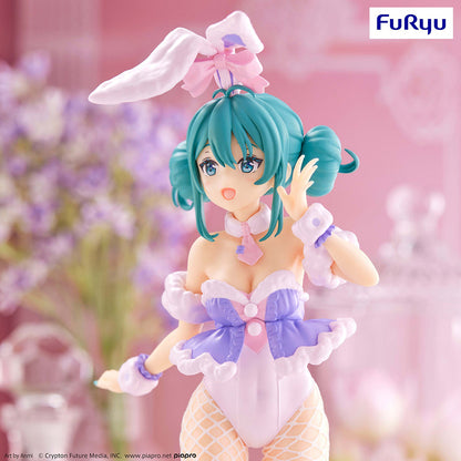 Hatsune Miku BiCute Bunnies Figure White Rabbit Purple Color Ver.