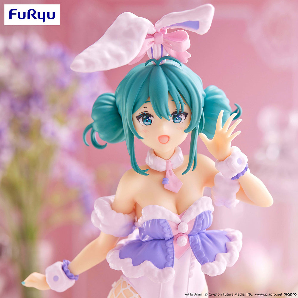Hatsune Miku BiCute Bunnies Figure White Rabbit Purple Color Ver.