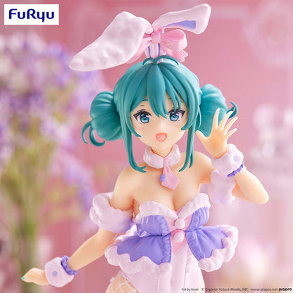 Hatsune Miku BiCute Bunnies Figure White Rabbit Purple Color Ver.
