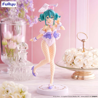 Hatsune Miku BiCute Bunnies Figure White Rabbit Purple Color Ver.