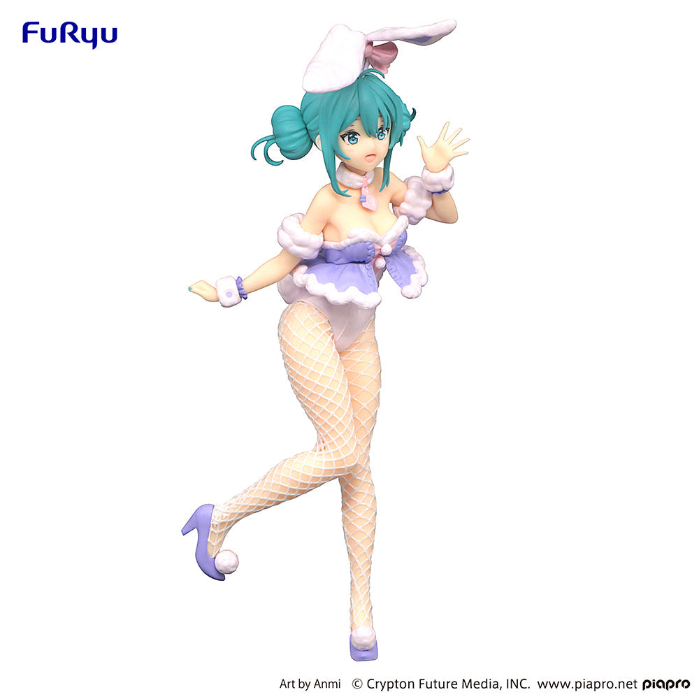 Hatsune Miku BiCute Bunnies Figure White Rabbit Purple Color Ver.