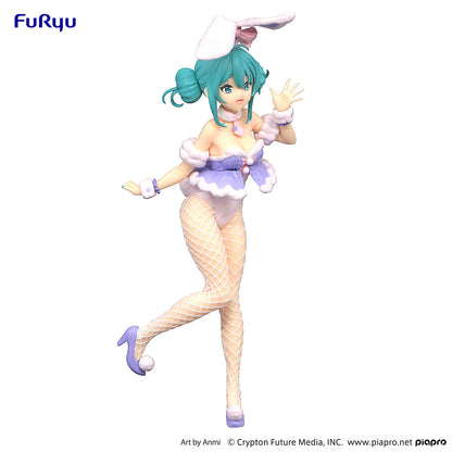 Hatsune Miku BiCute Bunnies Figure White Rabbit Purple Color Ver.