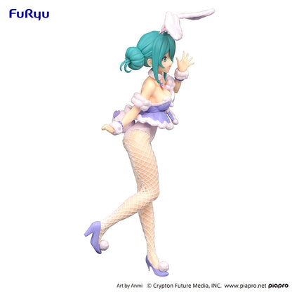 Hatsune Miku BiCute Bunnies Figure White Rabbit Purple Color Ver.