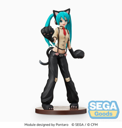Hatsune Miku Project DIVA Arcade Future Tone (Kitty Cat) Super Premium Figure