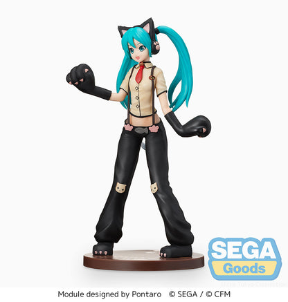 Hatsune Miku Project DIVA Arcade Future Tone (Kitty Cat) Super Premium Figure