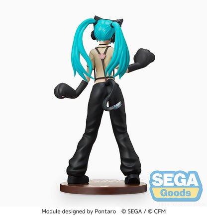 Hatsune Miku Project DIVA Arcade Future Tone (Kitty Cat) Super Premium Figure