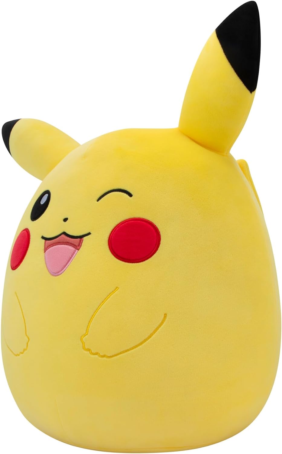 20” Winking Pikachu Squishmallow, Side View