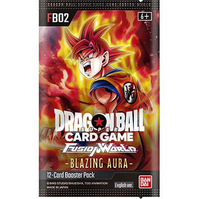 Dragon Ball Super Card Game Fusion World Blazing Aura Booster Pack