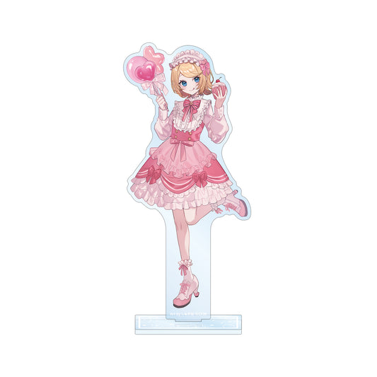 Sakura Miku Newly Drawn Kagamine Rin Cherry Blossom Party ver. Art by Shugao BIG Acrylic Stand