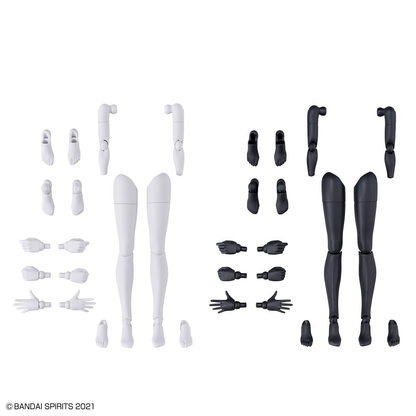 30 Minute Sisters Option Body Parts Arm Parts & Leg Parts (White/Black)