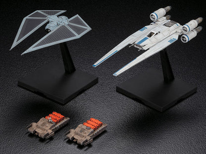 Star Wars U-Wing Fighter & TIE Striker Rogue One Bandai 1/144