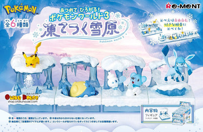 Pokemon: Pokemon World 3 Frozen Snow Field Re-Ment Blind Box Figure