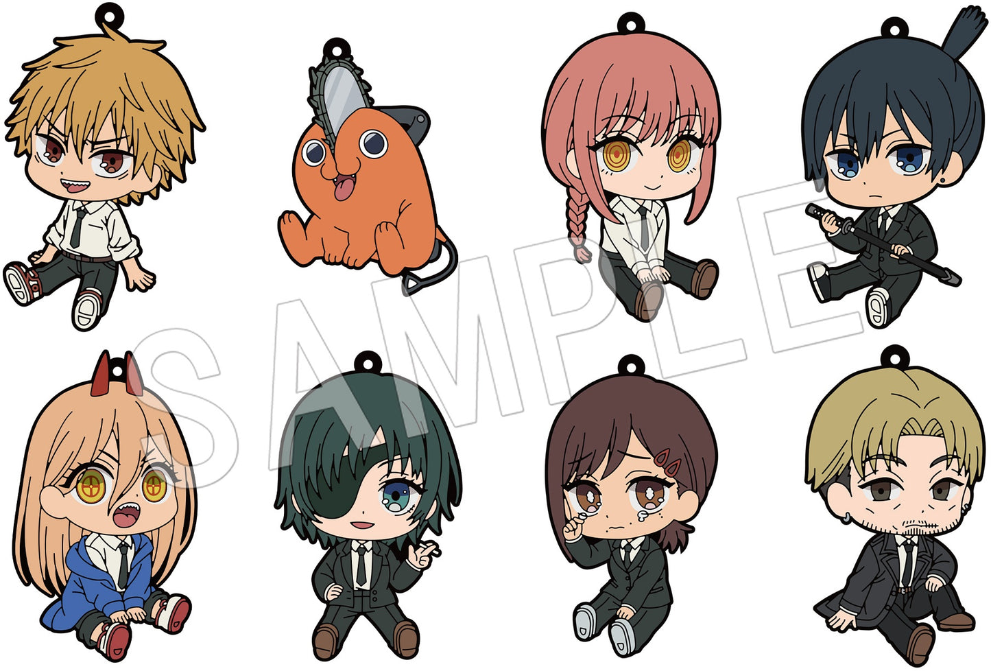 Chainsaw Man Petanko Trading Rubber Blind Box Keychain