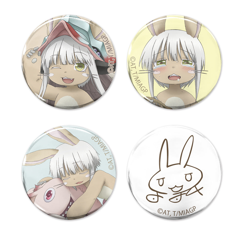 Made In Abyss Newly Drawn Nanachi Pins Set of 4