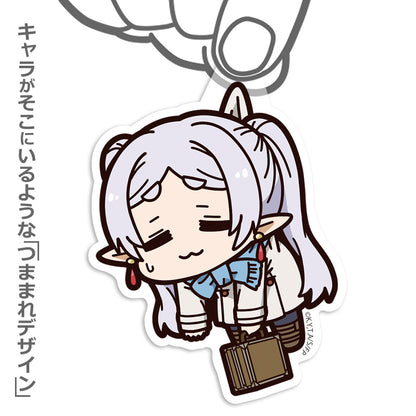 Frieren Journey's End - Frieren Acrylic Tsumamare Winter Clothes Ver. Keychain