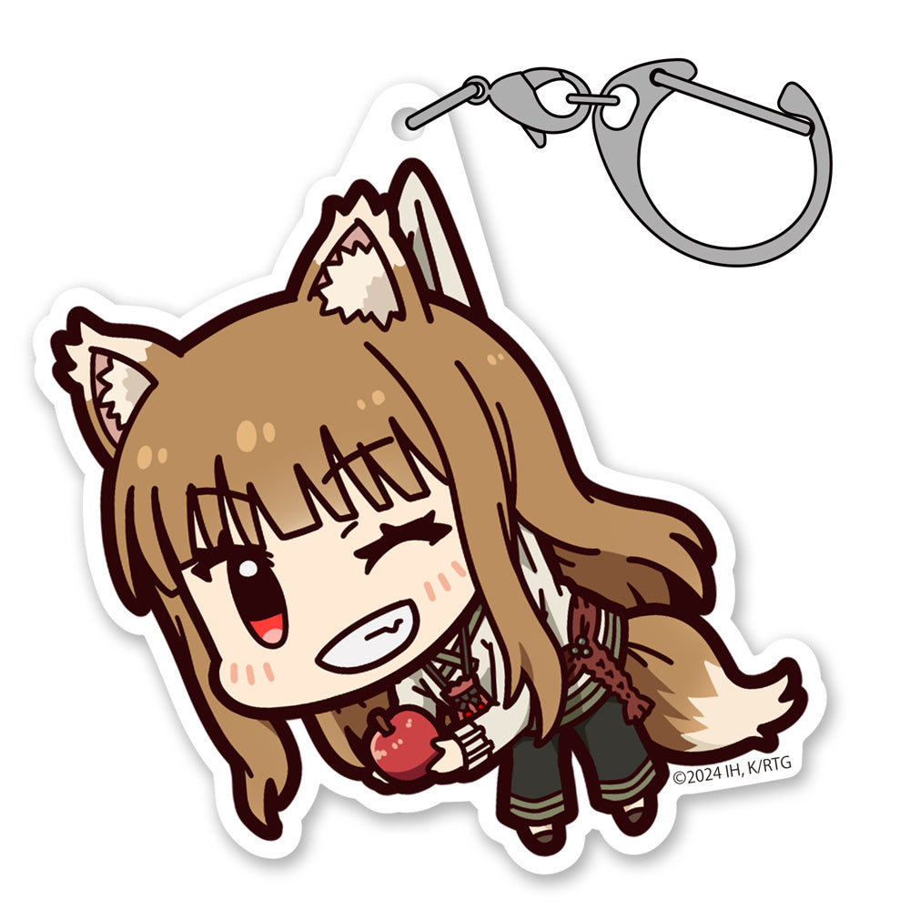 Spice and Wolf MERCHANT MEETS THE WISE WOLF - Holo Acrylic Tsumamare Keychain