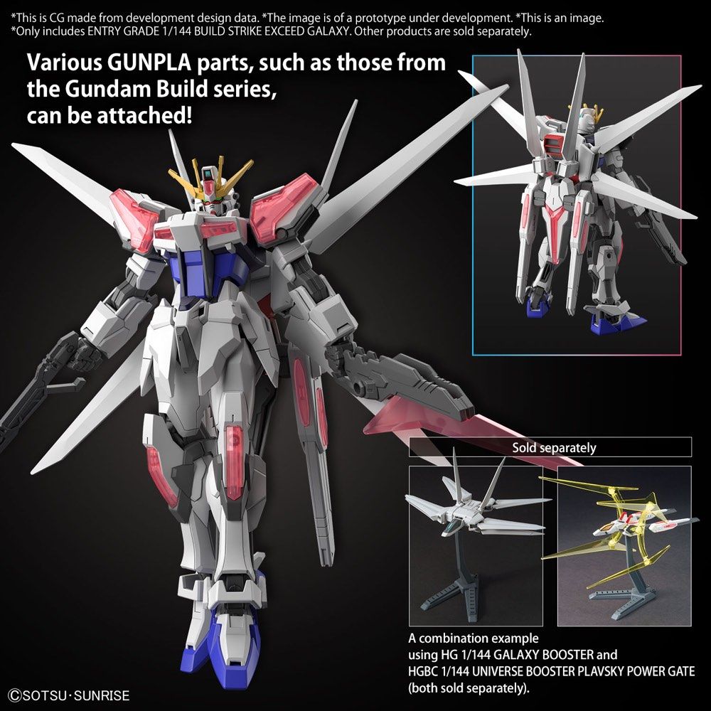 Build Strike Exceed Galaxy Entry Grade 1/144 Model Kit