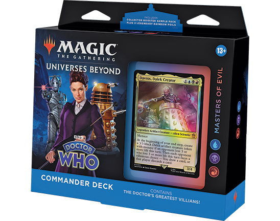 Magic the Gathering Universes Beyond Doctor Who Commander Decks