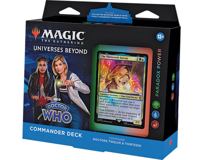 Magic the Gathering Universes Beyond Doctor Who Commander Decks