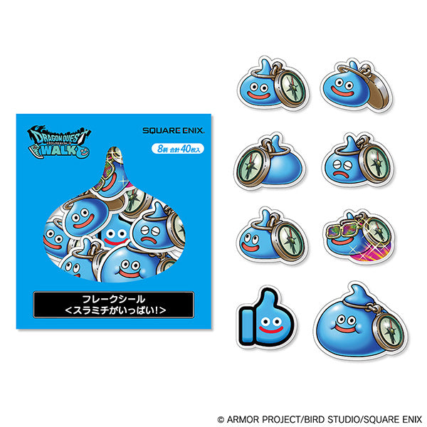 Dragon Quest Walk Flake Seal Lots of Suramichi! Stickers