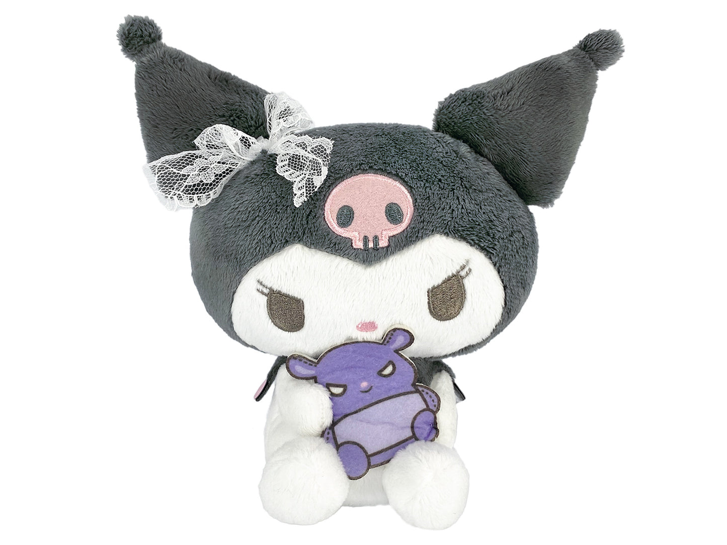 Cuddle with Friends Stuffed Toy Kuromi (Gray) B