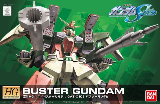 R03 Buster Gundam HG 1/144 Model Kit