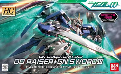 00 Raiser + GN Sword III HG 1/144