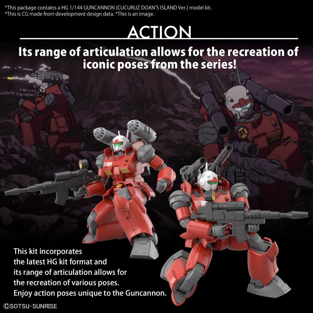 Guncannon (Cucuruz Doan’S Island Ver.) HG 1/144 Model Kit