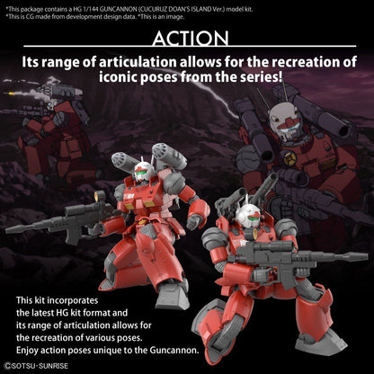 Guncannon (Cucuruz Doan’S Island Ver.) HG 1/144 Model Kit