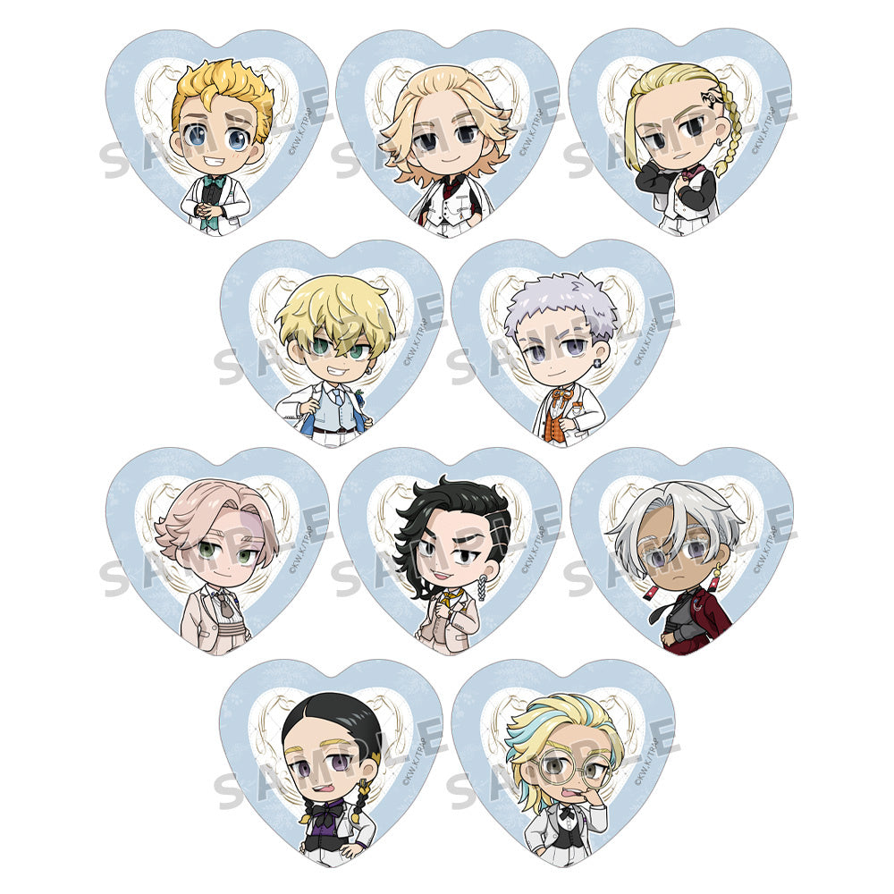 Tokyo Revengers : Heart Can Badge (Tuxedo / Mini character)