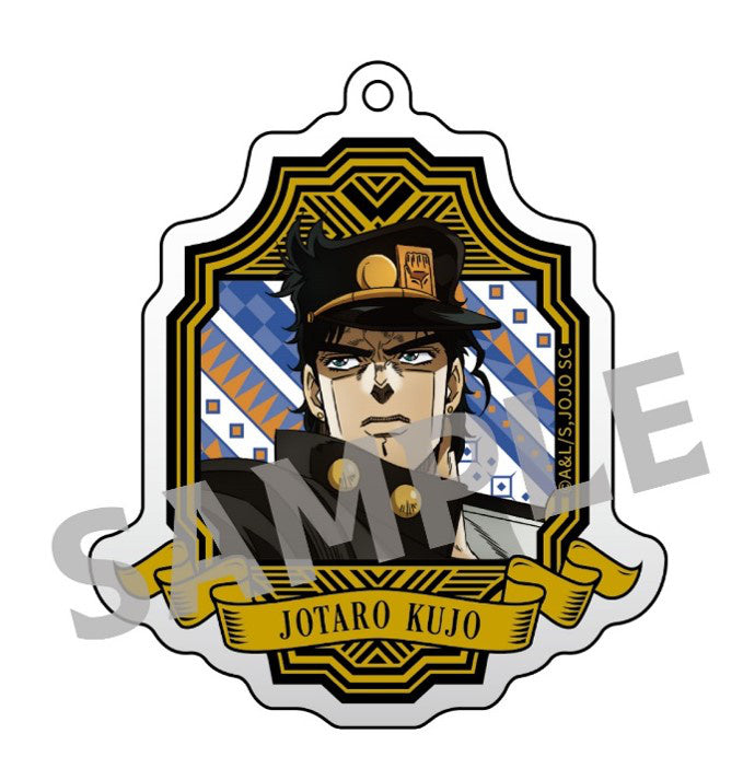 Anime JoJo's Bizarre Adventure Stardust Crusaders : Acrylic Keychain (RE) 1 Jotaro Kujo