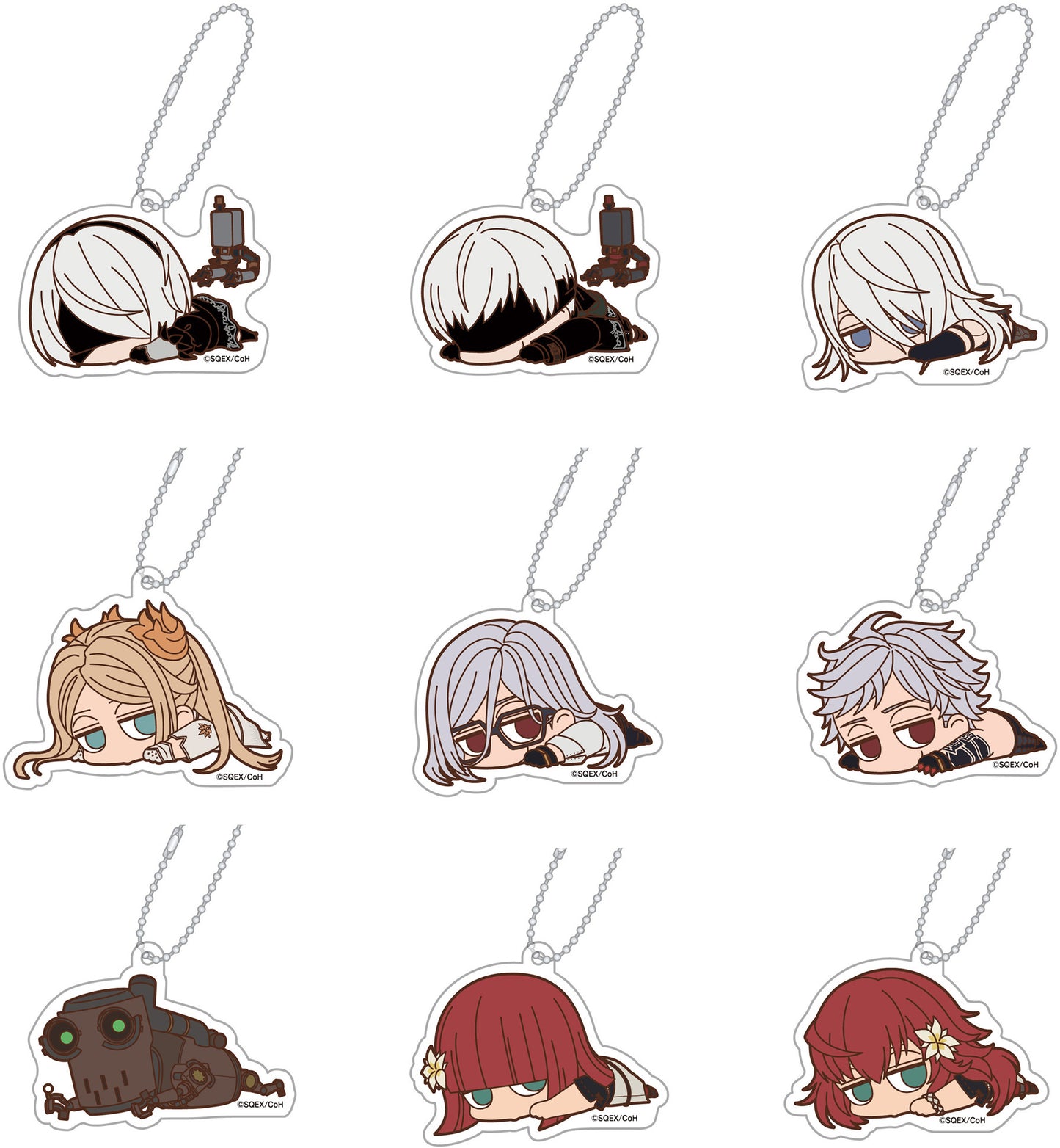 NieR:Automata Ver1.1a: Acrylic Keychain Collection