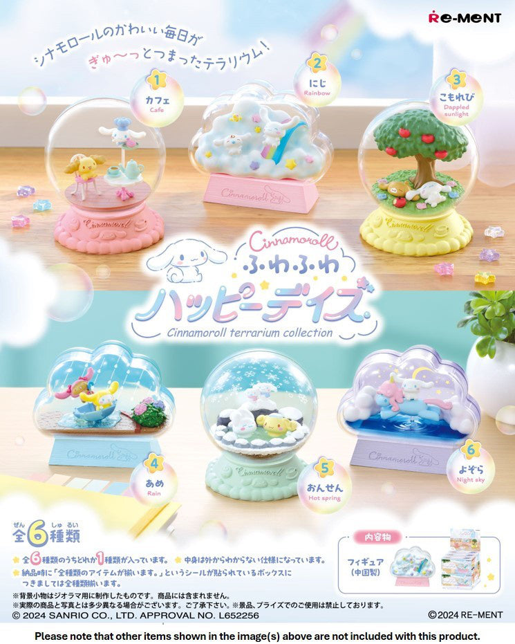 Sanrio Cinnamoroll Terrarium Collection Fluffy Happy Days