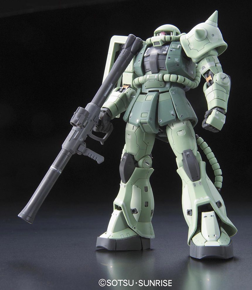 MS-06 Zaku II (Green) RG 1/144 Model Kit