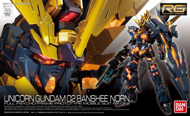 Unicorn Gundam 02 Banshee Norn RG 1/144 Model Kit