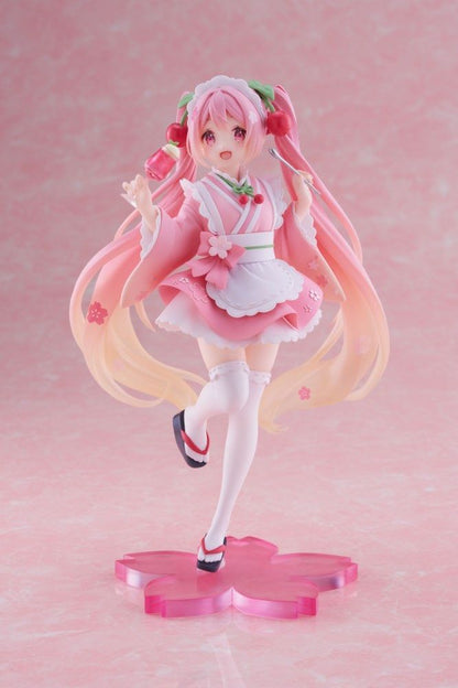 Sakura Miku Newly Written Japanese Cafe Figure