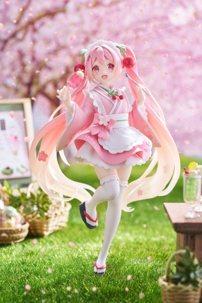 Sakura Miku Newly Written Japanese Cafe Figure