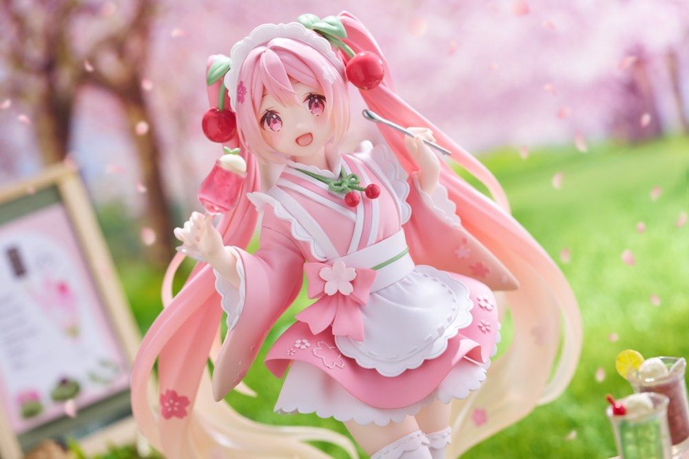 Sakura Miku Newly Written Japanese Cafe Figure